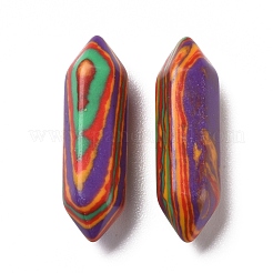Synthetic Colorful Malachite No Hole&nbsp;G-K330-09