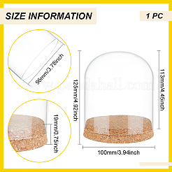 Glass Dome Cover&nbsp;AJEW-WH0515-11B