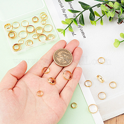 40Pcs 4 Style Brass Bead Frame&nbsp;KK-PH0005-06
