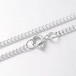 Iron Curb Chain Necklaces&nbsp;NJEW-JN01045