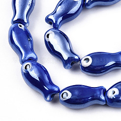 Handmade Porcelain Ceramic Beads Strands&nbsp;PORC-T006-03B
