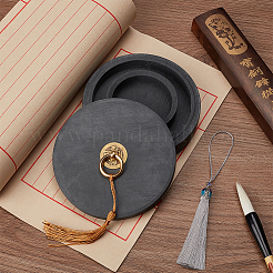 Moisture Retaining Ink Stones with Lid&nbsp;AJEW-WH0326-36