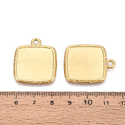 304 Stainless Steel Pendant Cabochon Settings&nbsp;STAS-N108-74G