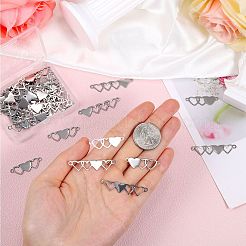 10Pcs Stainless Steel Connector Charms&nbsp;STAS-SZ0003-16C