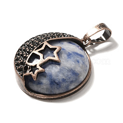 Natural Blue Spot Jasper Pendants&nbsp;G-P560-01R-04