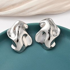 304 Stainless Steel Nuggets Stud Earrings&nbsp;EJEW-K268-73P