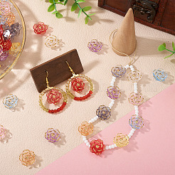 Camellia Transparency Acrylic Beads&nbsp;RESI-TA0004-27A