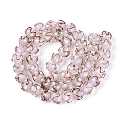 Handmade Gold Sand Lampwork Beads&nbsp;LAMP-N038-01F