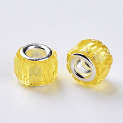 Transparent Resin European Beads&nbsp;RPDL-Q023-A-C02