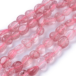 Natural Strawberry Quartz Beads Strands&nbsp;G-P433-10