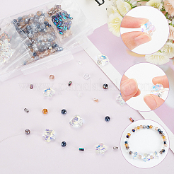 486Pcs 15 Style Electroplate & Transparent Glass Beads&nbsp;DIY-AR0002-76