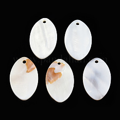 Natural Freshwater Shell Pendants&nbsp;SHEL-N026-214B-B01
