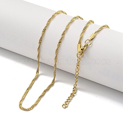 Ion Plating(IP) 201 Stainless Steel Snake Chain Necklaces&nbsp;X-NJEW-R266-01G