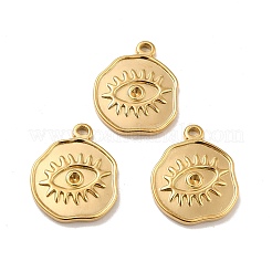 Ion Plating(IP) 304 Stainless Steel Pendants Rhinestone Setting&nbsp;STAS-A066-18G