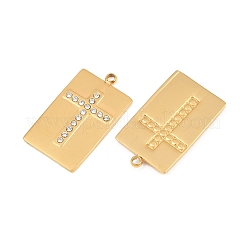 304 Stainless Steel Rhinestone Pendants&nbsp;RB-CBADC81-13G-01