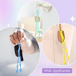 7Pcs 7 Colors Polyester Pendant Decoration&nbsp;HJEW-CJ0001-24