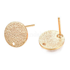 Brass Stud Earring Findings&nbsp;KK-N232-339