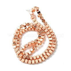 Electroplated Synthetic Non-Magnetic Hematite Beads Strands&nbsp;G-H020-I01-01