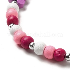 Maple Wood & Acrylic Jewelry Set&nbsp;SJEW-C003-02Q