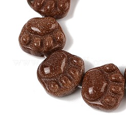Synthetic Goldstone Beads Strands&nbsp;G-M108-A08-01