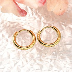 304 Stainless Steel Hoop Earrings for Women&nbsp;EJEW-M068-15K-G