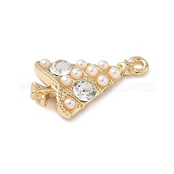 Alloy with Rhinestone and Plastic Beads Pendants&nbsp;LS-FIND-Z101-01G