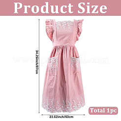 Cotton Cloth Apron&nbsp;AJEW-BM0001-57B