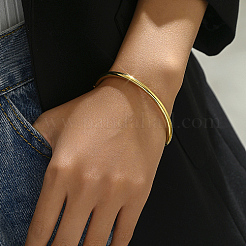 201 Stainless Steel Plain Bangles&nbsp;JJ8436-2