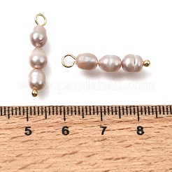 Natural Freshwater Pearl Beaded Pendants&nbsp;PA-CBAF2FA-03G-B02