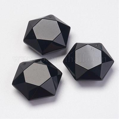 Natural Obsidian Pendants&nbsp;G-P264-06-1