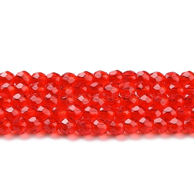 Transparent Glass Beads Strands&nbsp;GLAA-H021-04-25-1
