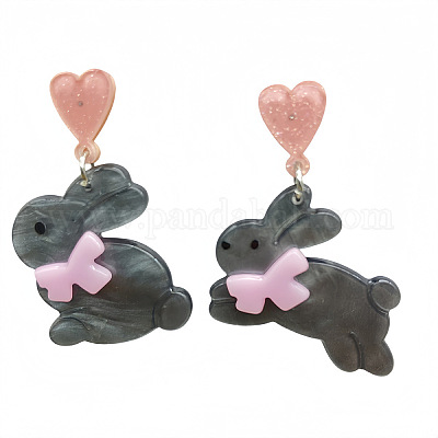 Easter Acrylic Dangle Stud Earrings&nbsp;FS-WG53F52-03-1