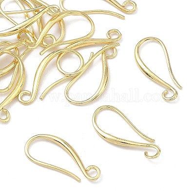 Brass Earring Hooks&nbsp;KK-F936-01G-1