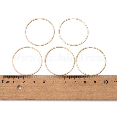 Brass Linking Rings&nbsp;X-KK-S327-06KC-30mm-1