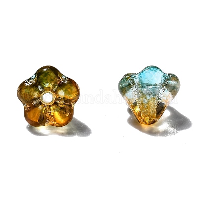 Transparent Czech Glass Beads&nbsp;GLAA-G070-05B-05-1