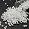 TOHO 6/0 Round Beads, Japanese Seed Beads, (41F) Opaque Frost White, 4mm, Hole: 1.5mm, about 7570pcs/pound