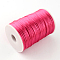 Polyester Cords, Satin Rattail Cord, Medium Violet Red, 2mm, about 98.42 yards(90m)/roll