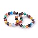 Natural Agate Beads Stretch Bracelets&nbsp;BJEW-F380-01-C13-1