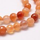 Natural Red Agate Beads Strands&nbsp;X-G-D840-34-4mm-3