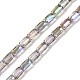 Electroplate Glass Beads Strands&nbsp;GLAA-Q101-02A-HP02-1