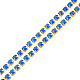 Brass Rhinestone Strass Chains&nbsp;CHC-N017-003B-B08-2