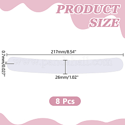 Plastic Collar Stays for Men's Dress Shirts&nbsp;AJEW-HY0003-21C