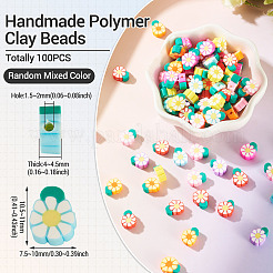 Handmade Polymer Clay Beads&nbsp;CLAY-TAC0015-04