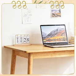 Iron Desktop Calendar Holder Rack&nbsp;AJEW-WH0752-486G
