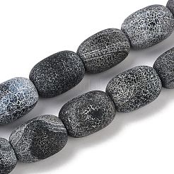 Natural Weathered Agate Beads Strands&nbsp;G-NH0047-B09-02