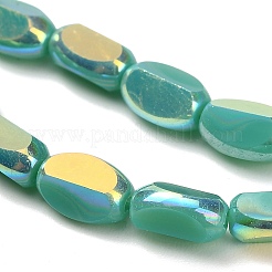 Electroplate Opaque Glass Beads&nbsp;EGLA-H112-06-HR02