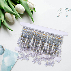 4M Polyester Silk and Plastic Curtain Accessories&nbsp;DIY-CY0002-10B