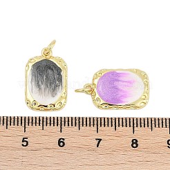 Brass Enamel Pendants&nbsp;KK-I723-08G