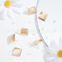24Pcs Brass Stud Earring Findings&nbsp;KK-DC0001-39