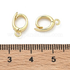 Brass Twister Clasps&nbsp;KK-D229-21G
